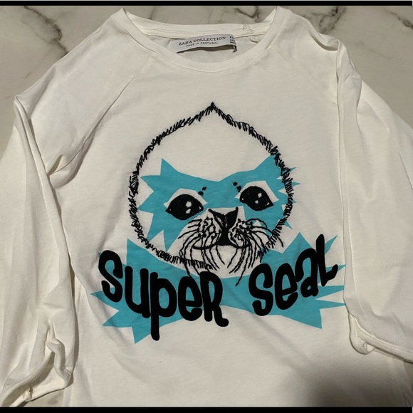 Zara Collection Juniors Vintage Top Blouse Sz S - Picture 9 of 10